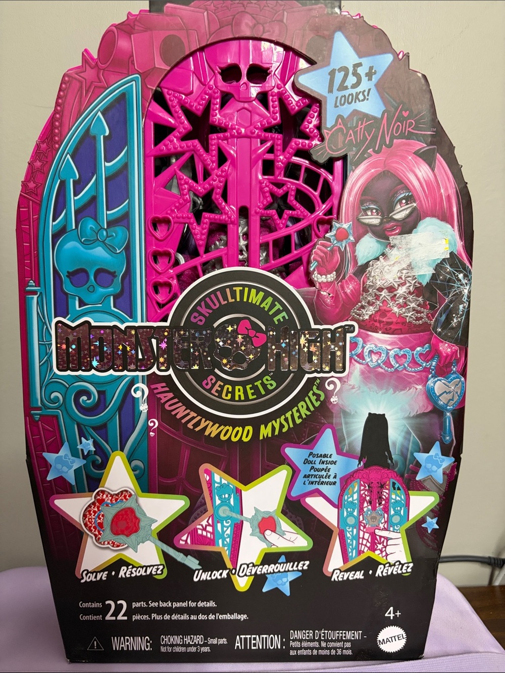 Monster High playset in hot pink and teal